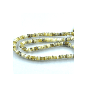 High Quality Natural Green Opal Smooth Heishi Tier Shape Beads Size 5 to 6 Mm 17 Inches Strand Price