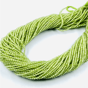 High Quality Natural Green Peridot Faceted Rondelle Beads Size 2mm to 2:5mm Approx. 13 Inches Strand.