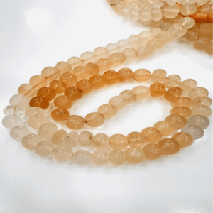 New Arrived Wholesale Natural Orange Avanturine Smooth Rondelle Beads Size 8 to 10mm Approx 8 Inches Strand 100% Natural