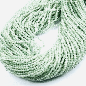 High Quality Natural Green Strawberry Quartz Faceted Rondelle Beads Size 2mm to 2:5mm Approx. 13 Inches Strand.