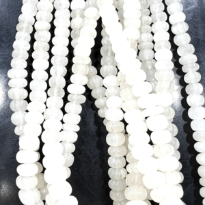 Jewelry Making High Quality High Quality Natural White Moonstone Gemstone Pumpkin Shape 14 Inches Size 8-12mm Approx