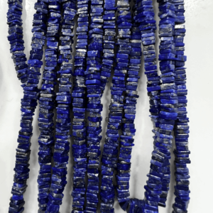 Natural Bio-Lapis-Lazuli Gemstone Heishi Square Shape Beads Size 6-8MM Approx Wholesale Gemstone Beads