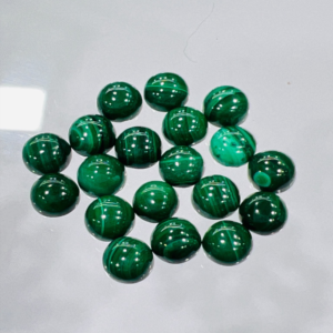 High Quality Natural Malachite 6x6mm Round Cabochon Wholesale Lot Natural Crystal Stones Gemstone Cabochon Manufacturer