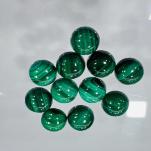 High Quality Natural Malachite 10x10 Mm Round Cabochon Wholesale Lot Natural Crystal Stones Gemstone Cabochon Manufacturer