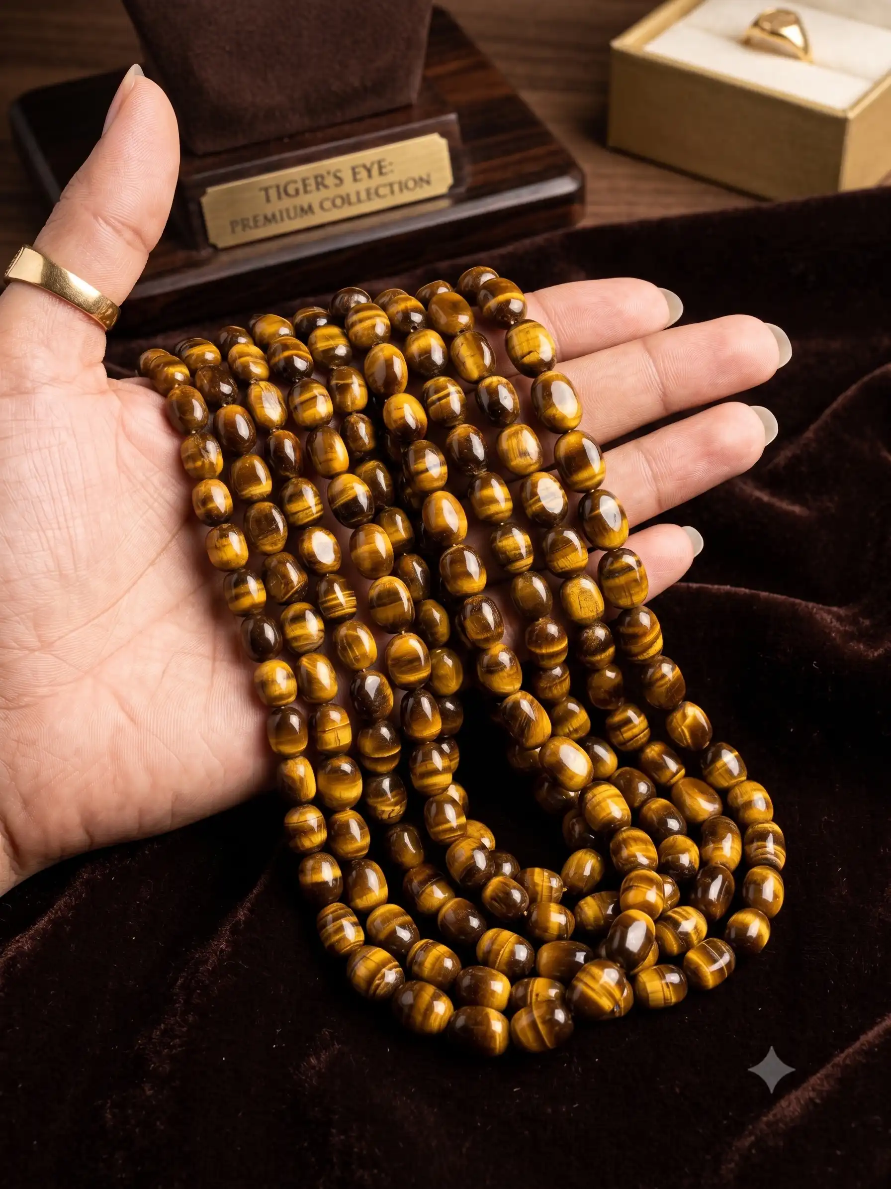 Natural Gemstone Nugget Beads
