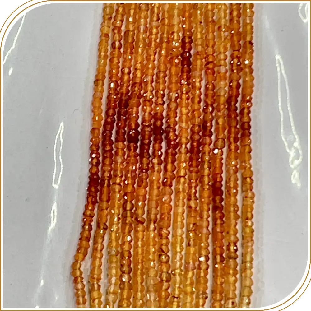 Natural Red Carnelian Shaded 3mm Micro Faceted Rondelle Beads 14 inches Strand