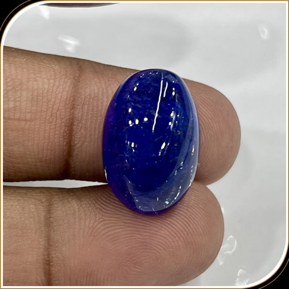 Tanzanite Loose Gemstone Cabochon Oval Shape Weight - 26.15ct Size - 20x14x10mm