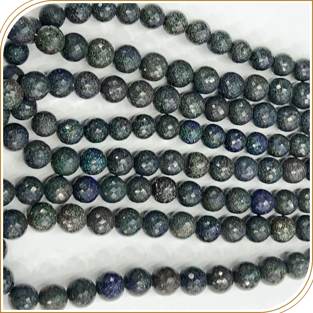 AAA High Quality Natural Metric Opal Faceted Round Ball Shape Beads 10mm to 12mm Approx 8 Inches Strand