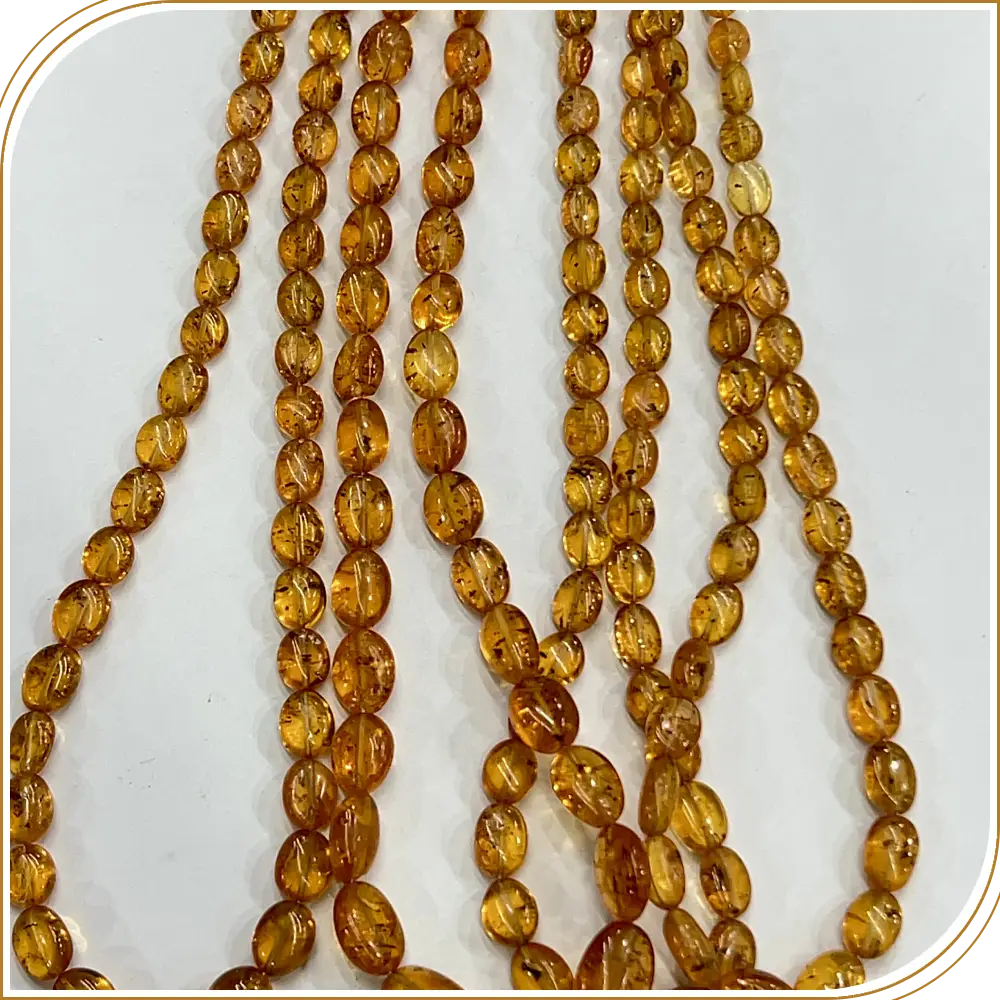 AAA High Quality Natural Orange Spessartite Garnet Smooth Oval Shape Beads 4x6mm to 5x7mm Approx14 Inches Strand