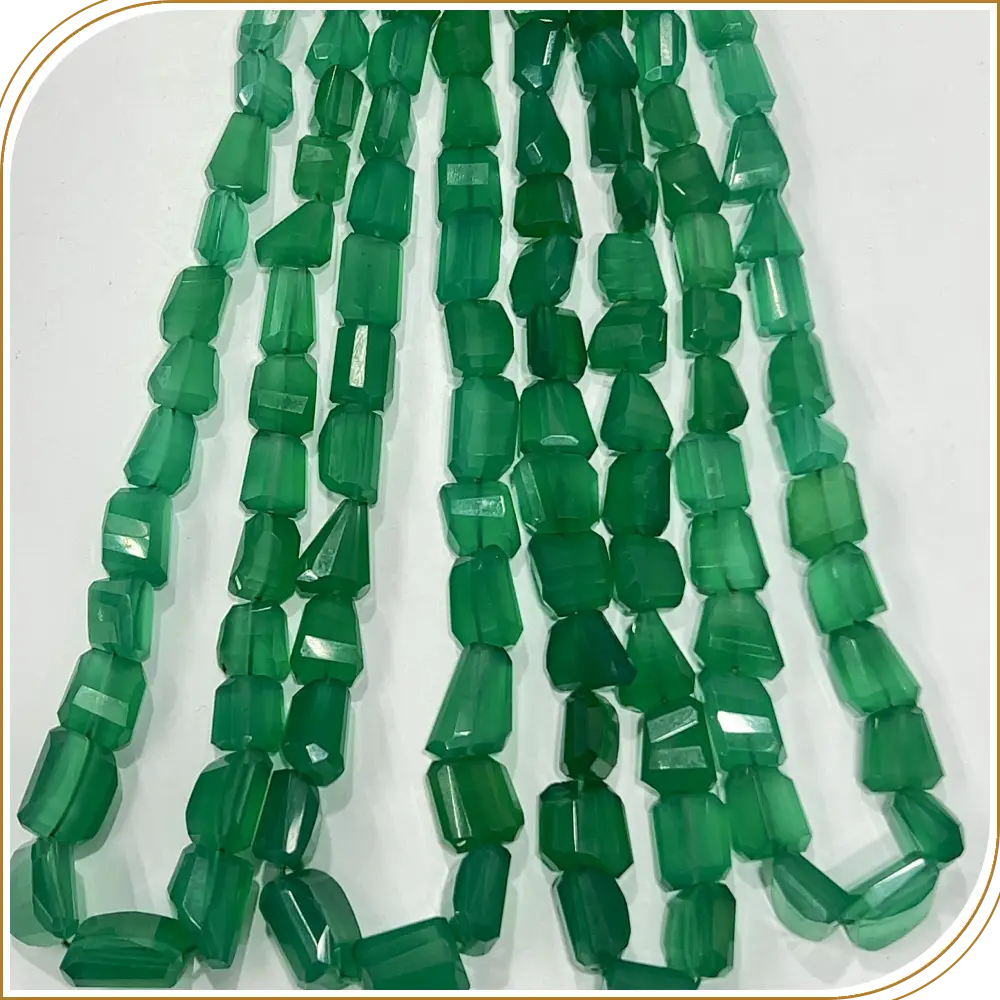 Rare AAA High Quality Natural Chrysocolla Loose Gemstone Faceted Nuggets Shape Beads Size 7x9mm to 14x22mm Approx. 14 Inches Strand