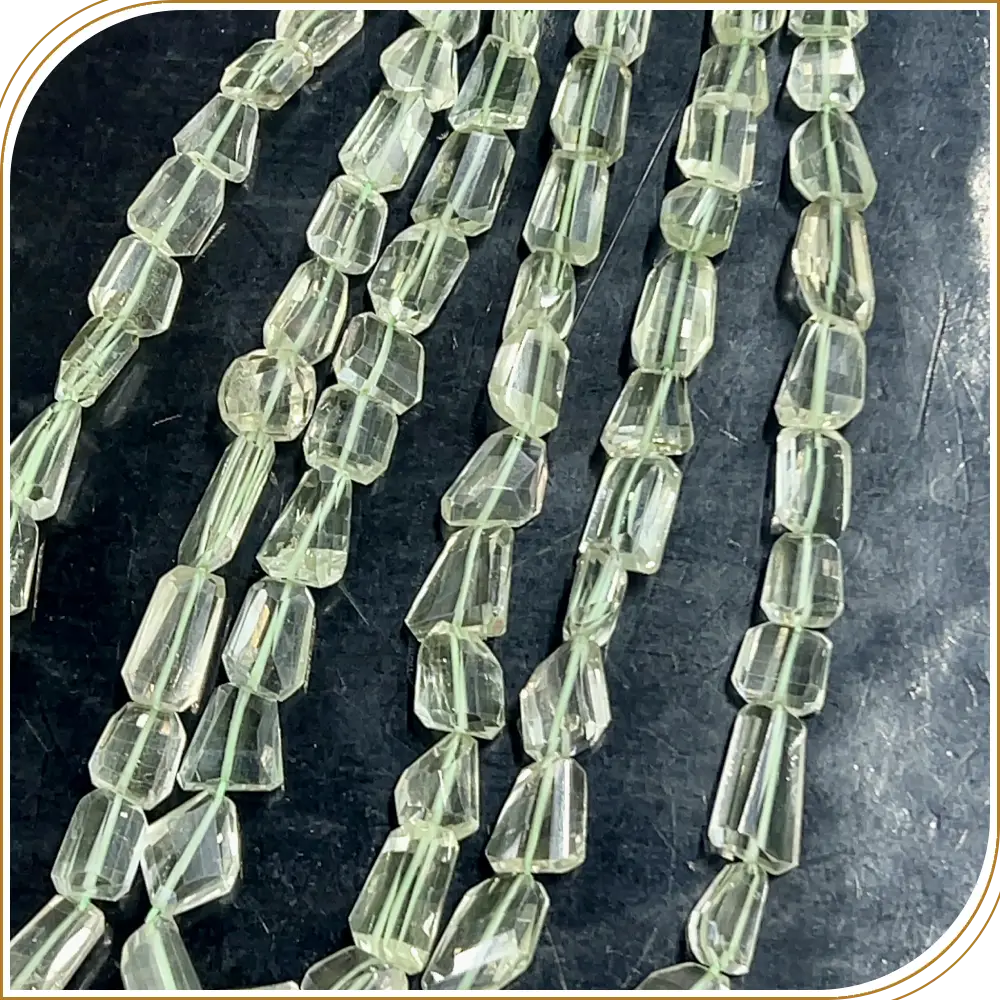 Elegant AAA High Quality Natural Quartz Loose Gemstone Faceted Nuggets Shape Beads Size 8x10mm to 11x18mm Approx. 14 Inches Strand