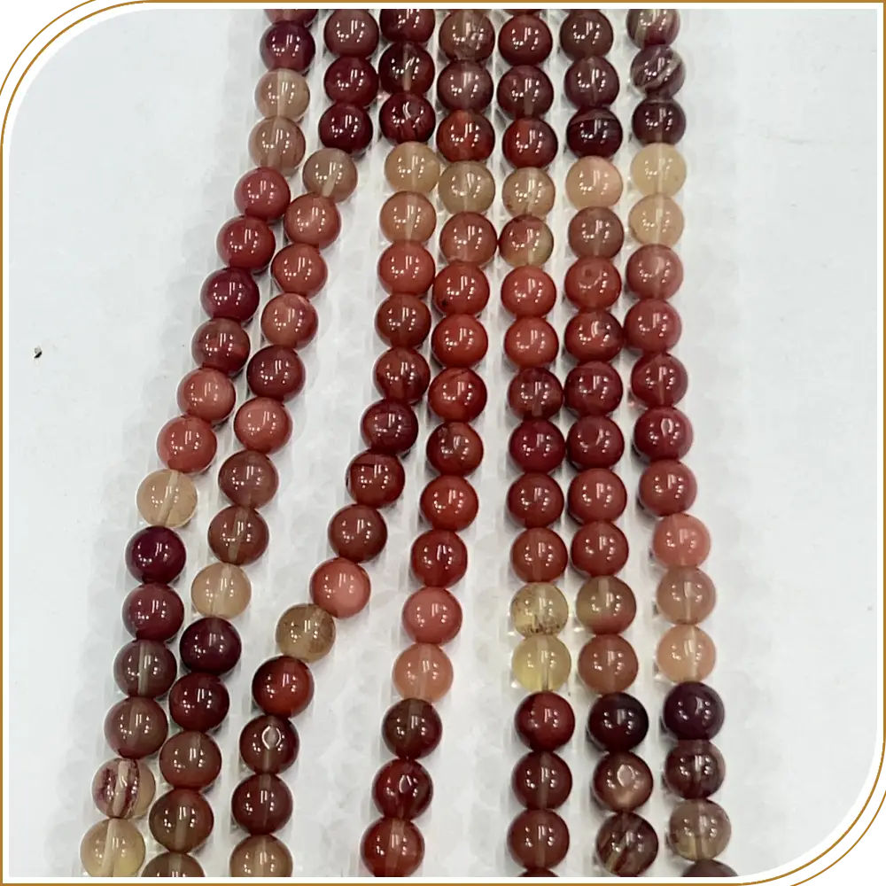 AAA Natural Red Andesine Loose Gemstone Smooth Round Ball Beads Size 8mm 8 Inches Strand, Rich, Vibrant Red Gemstones For Striking Jewelry Pieces