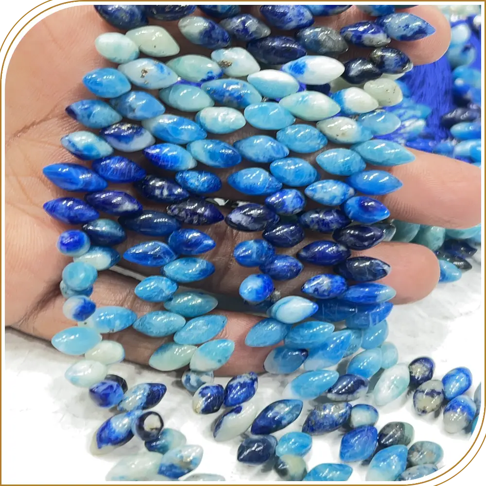 Natural Afganite Smooth Rice Shape Drops Beads Size  x8mm To 6x10mm 8 Inches Strand