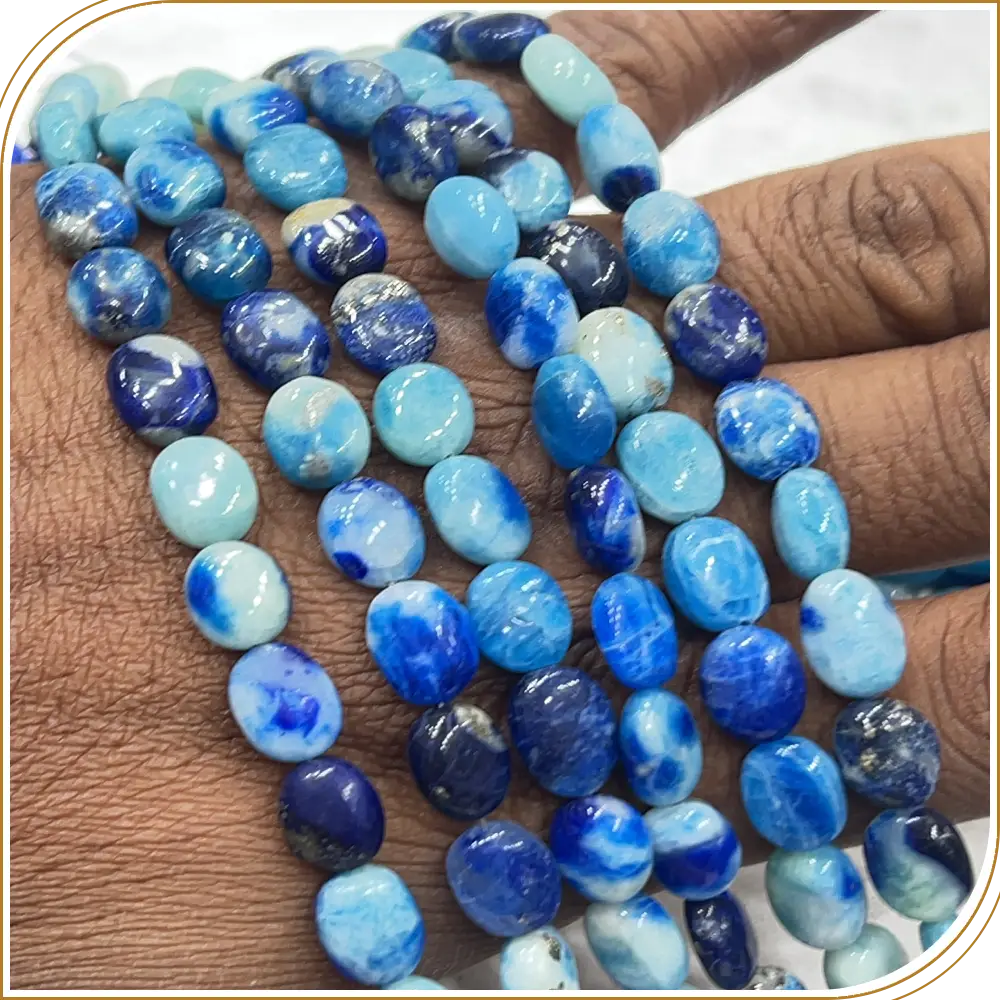 Atiral Afganite Smooth Nuggets Beads Size 10x12-10x14mm 8 Inches Strand