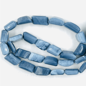 Blue Opal Faceted Nuggets Beads