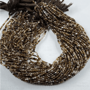 Factory in Bulk Sell High Quality Natural Banded Onyx Faceted Rondelle Beads Size 2mm to 2:5mm Approx. 13 Inches Strand.