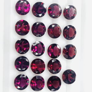 Jewelry Making Top Qualify Eye Clean Rhodolite Garnet Loose Gemstone 7x9mm Oval Shape Cut Stone Wholesale