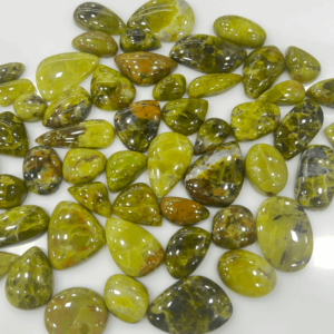 Indian High Quality Wholesale Price Bulk Supply Natural Green Opal Gemstone Cabochon Supplier