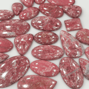 Wholesale Factory Price New Arrived High Quality Natural Pink Thulite Gemstone Cabochon Wholesale Lot