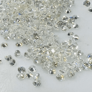 Highest Quality Eye Clean Natural White Moissanite Diamond 1.4mm Round Cut