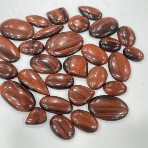 High Quality Natural Red Tiger Eye Gemstone Cabochon Free Form Mix Shape Mix Size Wholesale Lot.