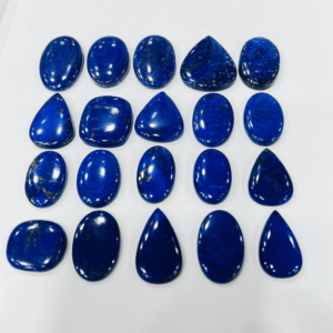 Loose Gemstone High Quality Natural Lapis Lazuli Gemstone Cabochon Free Form Mix Shape Mix Size Wholesale Lot.