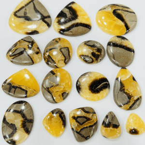 Natural Stone High Quality Natural Septarian Gemstone Cabochon Free Form Mix Shape Mix Size Wholesale Lot.