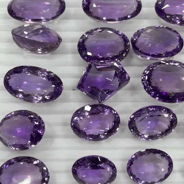 Hot Selling Excellent High Quality Dark Pink Amethyst Cut Stone Wholesale Lot Customize Natural