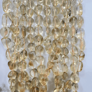 Natural Citrine Quartz Gemstone Smooth Nuggets Shape Beads Size 10-15MM Approx Gemstone Bead Mastery