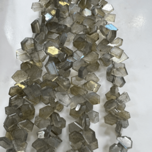 Natural Labradorite Gemstone Cut Stone Fancy Shape Briolette Beads Size 6-8MM Approx Gemstone Bead Creations