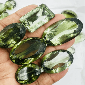 Aaa Natural Beautiful High Quality Green Amethyst Loose Gemstone Cut Stone Mix Wholesale Lot