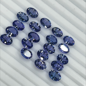 Purple Tanzanite Loose Gemstone Cut Stone Calibrated 6x8mm Oval Shape