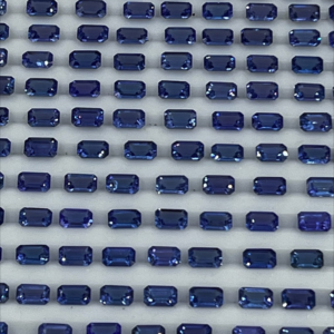 Beautiful Highest Quality Natural Purple Tanzanite Loose Gemstone Cut Stone Rectangle 4x6mm Wholesale Lot Supplier