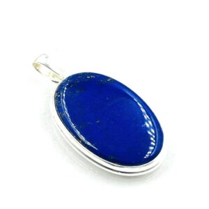 Lapis Lazuli Gemstone Silver Pendent Abstract Artistry Sterling Silver Pendant Collection Fashion Jewelry Pendants