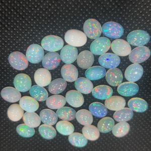 Natural Ethiopian Opal 8x10mm Oval Cabochon Buy Gemstone Cabochons Online in India Semi Precious Cabochons
