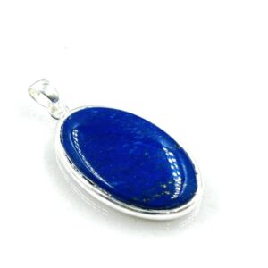 Lapis Lazuli Gemstone Silver Pendent Bulk Silver Jewelry Intricate Filigree Pendants Fashion Jewelry Pendants