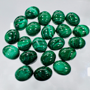 High Quality Natural Malachite 9x11mm Oval Cabochon Wholesale Lot Natural Crystal Stones Gemstone Cabochon Manufacturer