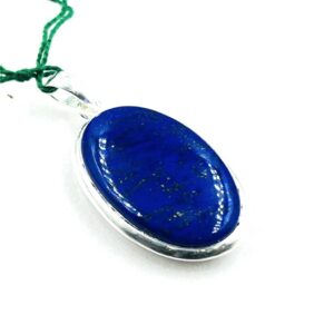 Lapis Lazuli Gemstone Silver Pendent Essential Classics Bulk Gemstone Silver Necklaces Fashion Jewelry Pendants