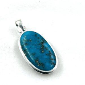 Arizona Turquoise Silver Pendent Timeless Appeal Sterling Silver Gemstone Pendants Fashion Jewelry Pendants