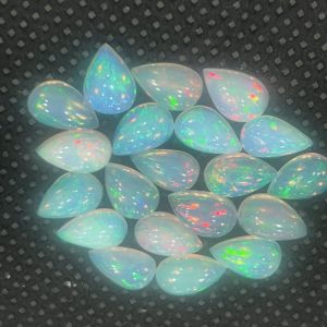 Natural Ethiopian Opal 6x9mm Pear Cabochon Cabochons Semiprecious Stones for Jewelry Cabochon Loose Gemstone