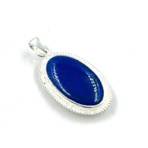 Lapis Lazuli Gemstone Silver Pendent Bulk Silver Jewelry Supplier Modern Pendant Styles Fashion Jewelry Pendants
